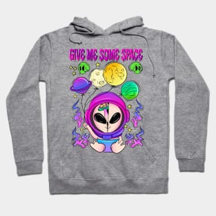 Give Me Some Space Trippy Baby Alien Hoodie